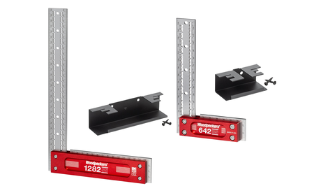 Woodpeckers Kit d'équerres de butée, acier inoxydable W-SSSQ-MSET-24