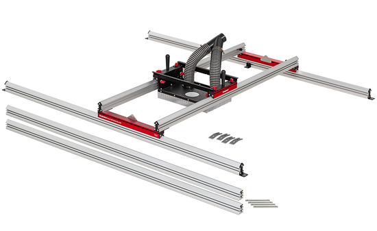 Guide de surfaçage Woodpeckers Extended Slab Flattening Mill, PRO SET-SLBFPRO-XL